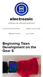 Mobile Screenshot of electrozoic.com